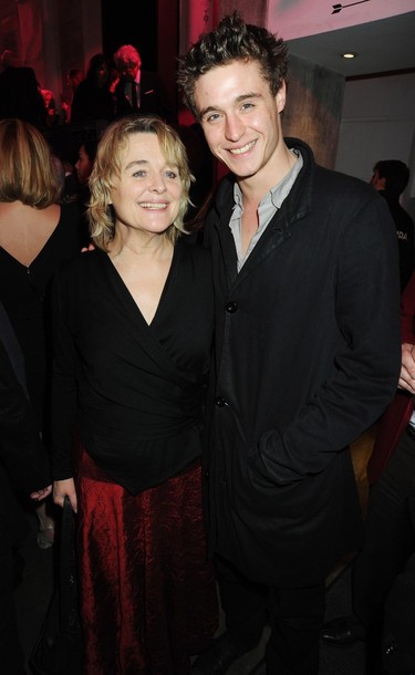 Sinéad Cusack and Max Irons attend The Almeida 2010 Fundraising Gala